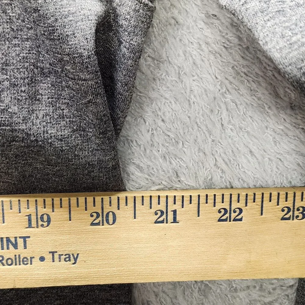The North Face Men's Large L Full Zip Jacket Fleece Lined Gray NF0A2TCO